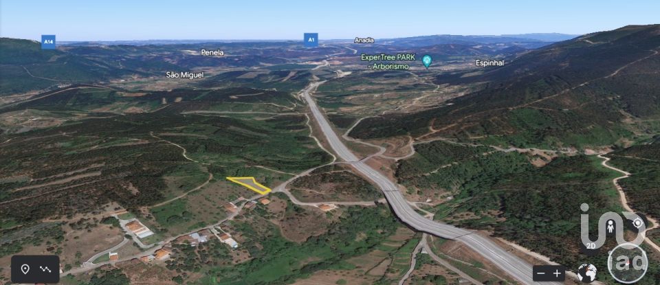 Terrain à bâtir à São Miguel, Santa Eufémia e Rabaçal de 1 030 m²