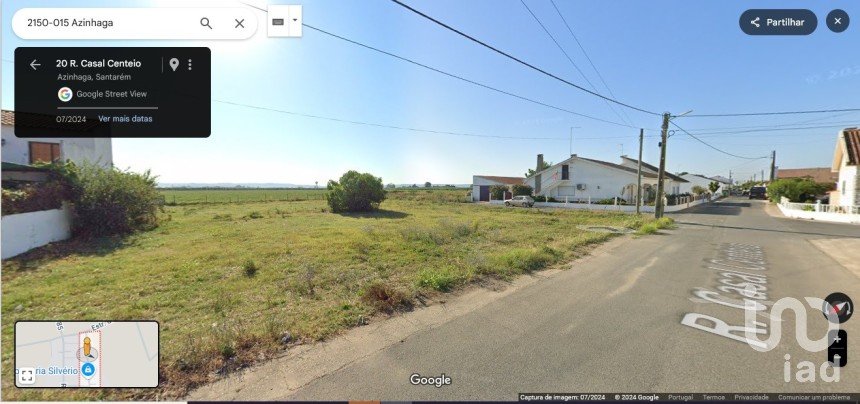 Land in Azinhaga of 375 m²