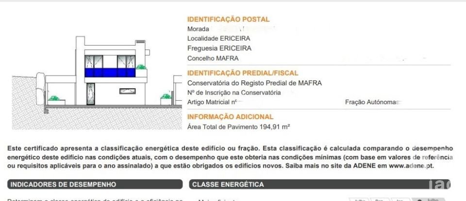 Maison T3 à Ericeira de 347 m²