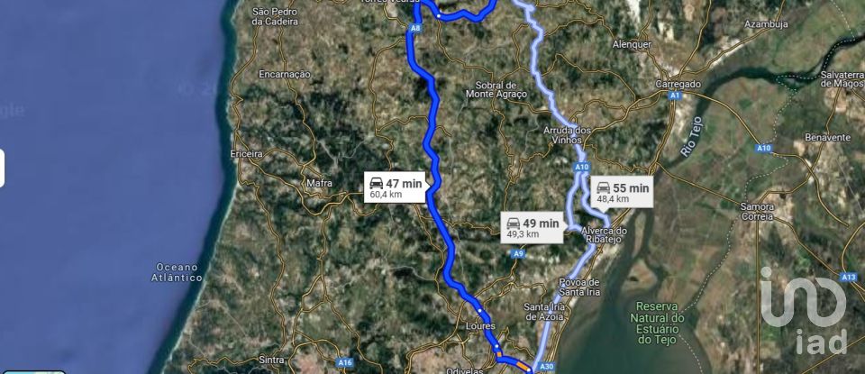 Terreno urbano em Aldeia Galega da Merceana e Aldeia Gavinha de 4 000 m²