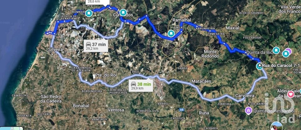 Terreno urbano em Aldeia Galega da Merceana e Aldeia Gavinha de 4 000 m²