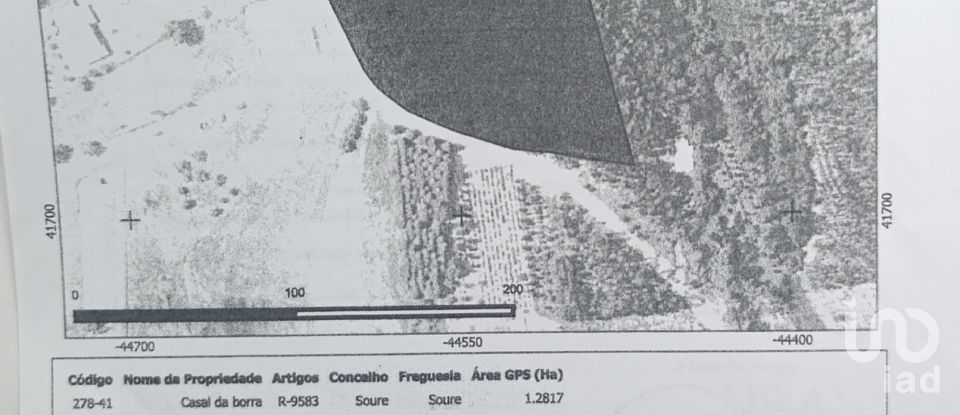 Terreno rústico em Soure de 12 000 m²