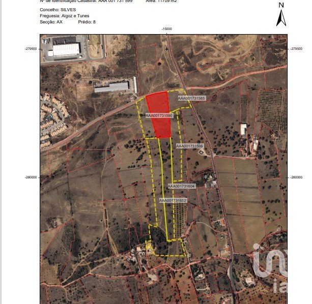 Land in Algoz e Tunes of 12,720 m²