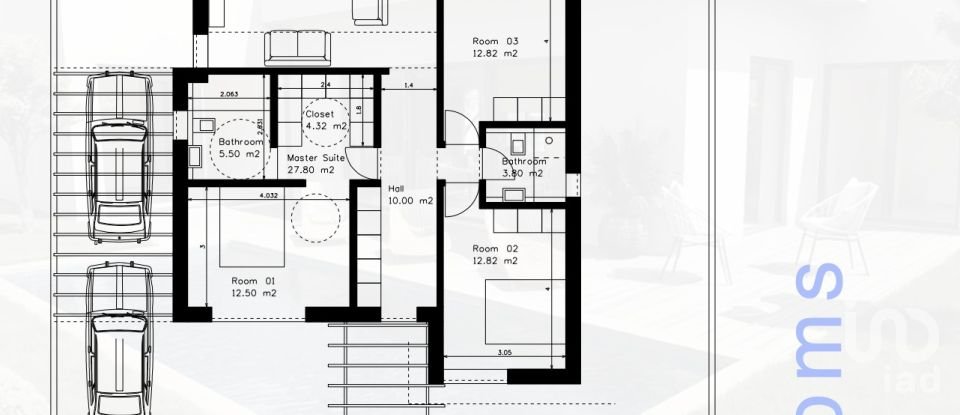 Maison T3 à Mexilhoeira Grande de 120 m²