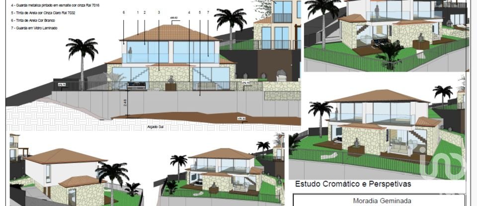Building plot in Arco da Calheta of 867 m²