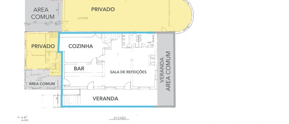 Restaurante em Moledo e Cristelo de 220 m²
