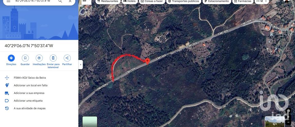 Terrain à Seixo da Beira de 3 000 m²