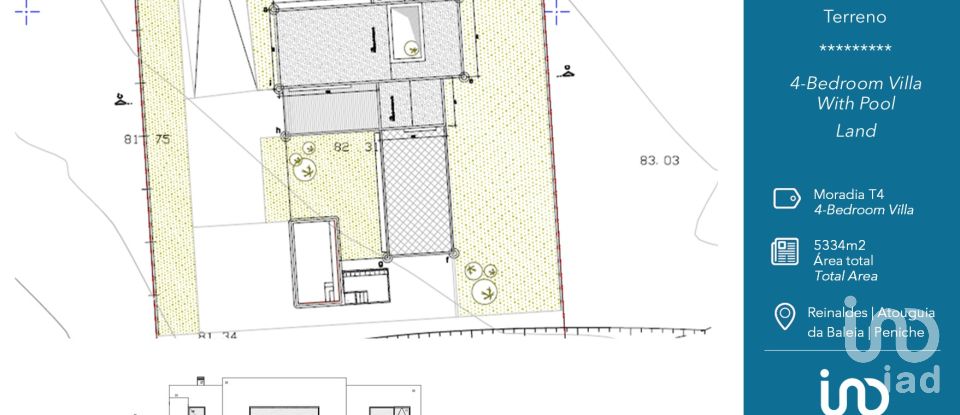 Moradia T3 em Atouguia da Baleia de 262 m²