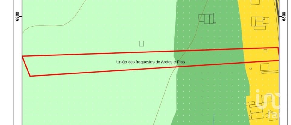 Terrain à Areias e Pias de 5 800 m²