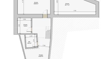 Maison T3 à Vila Nova de 140 m²