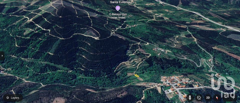 Terreno rústico em Espinhal de 240 m²