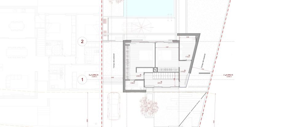 Maison T3 à Palmeira de Faro e Curvos de 230 m²