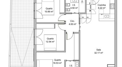 Maison T3 à Charneca De Caparica E Sobreda de 192 m²