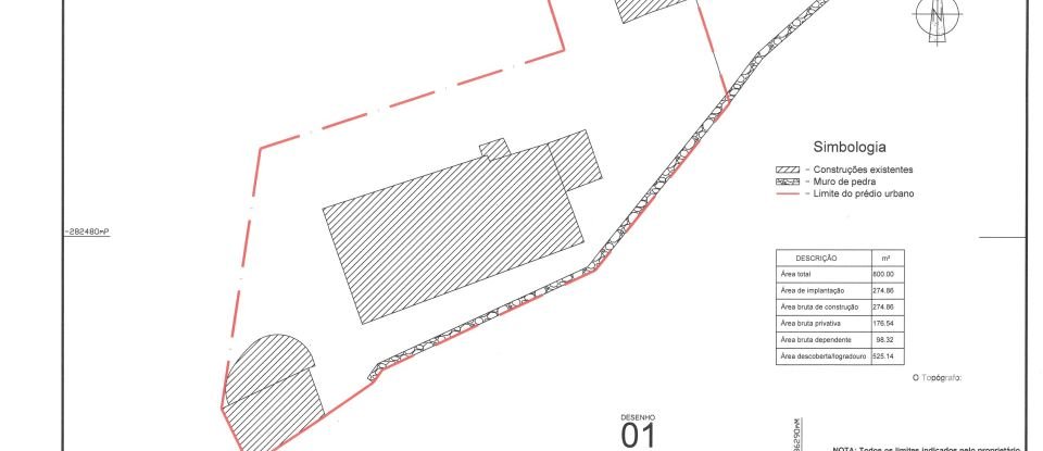 Ferme T7 à Luz de Tavira e Santo Estêvão de 421 m²