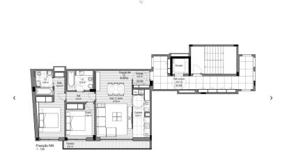 Appartement T2 à Espinho de 100 m²
