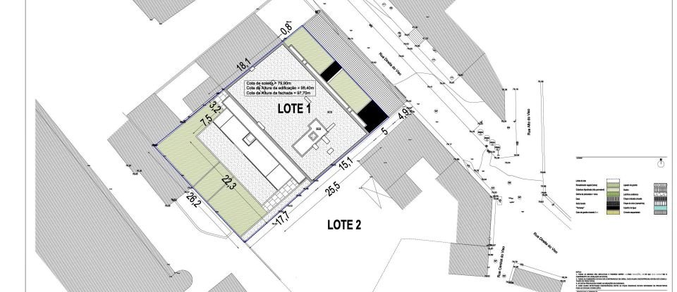 Land in Ramalde of 1,068 m²
