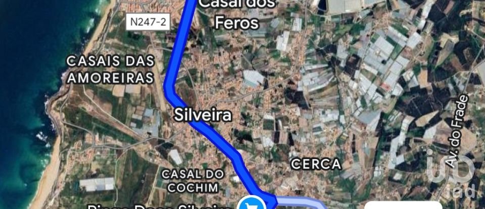 Terreno urbano em São Pedro da Cadeira de 557 m²