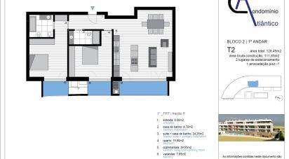 Apartment T2 in Silveira of 128 m²