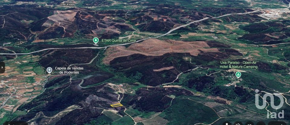 Terreno rústico em Podentes de 2 613 m²