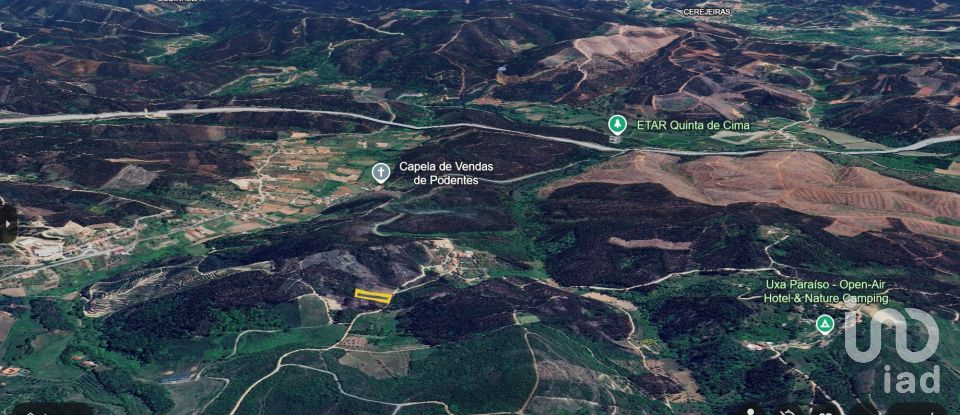 Terreno rústico em Podentes de 2 613 m²