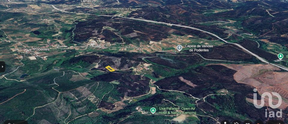 Terreno rústico em Podentes de 2 613 m²