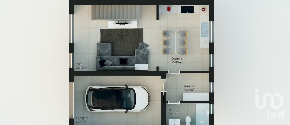 Moradia T3 em Atouguia da Baleia de 128 m²