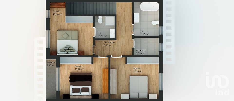 Moradia T3 em Atouguia da Baleia de 128 m²