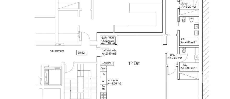 Apartment T2 in Ericeira of 103 m²