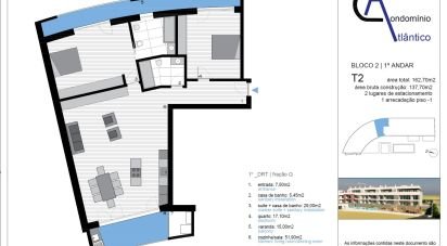 Apartment T2 in Silveira of 161 m²