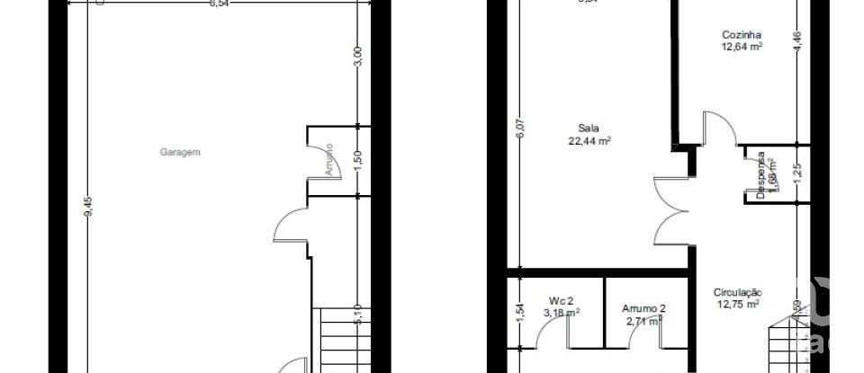 Moradia T5 em São Mamede de Infesta e Senhora da Hora de 294 m²