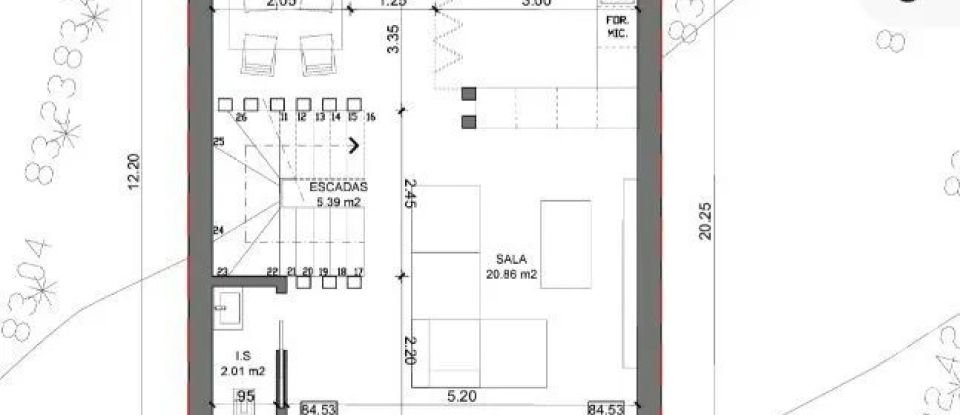 House T3 in Luz de Tavira e Santo Estêvão of 225 m²