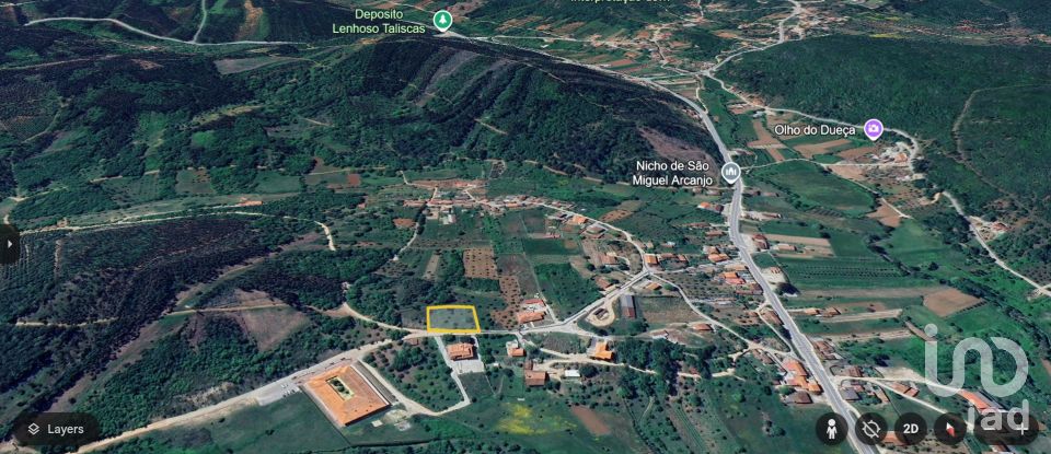 Terrain à bâtir à São Miguel, Santa Eufémia e Rabaçal de 1 313 m²