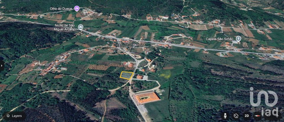 Terrain à bâtir à São Miguel, Santa Eufémia e Rabaçal de 1 313 m²