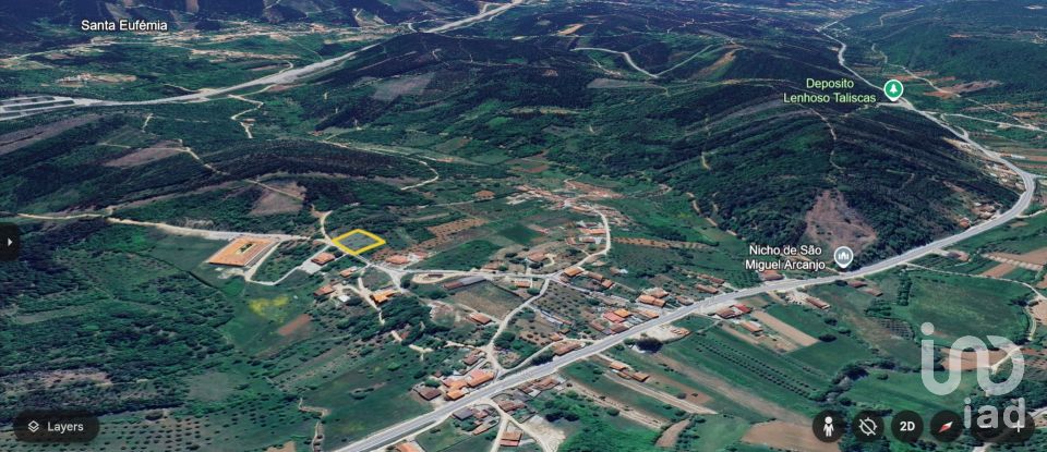 Terrain à bâtir à São Miguel, Santa Eufémia e Rabaçal de 1 313 m²