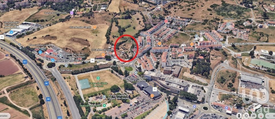 Terreno urbano em Loures de 4 560 m²