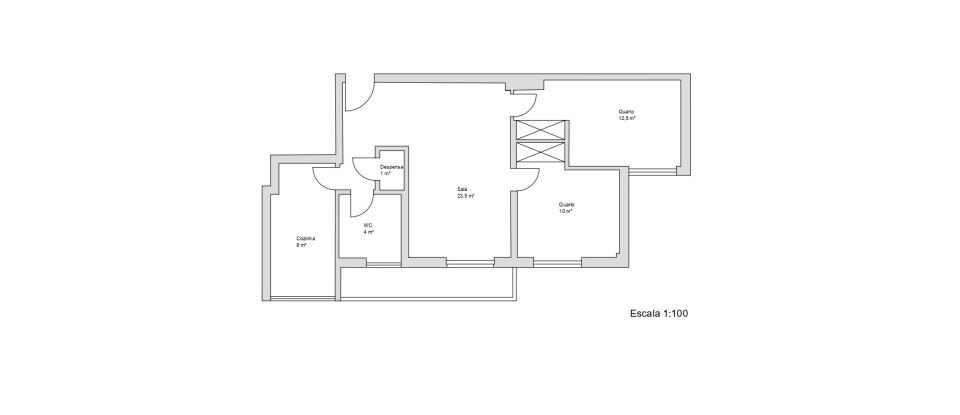 Appartement T2 à Agualva E Mira-Sintra de 71 m²