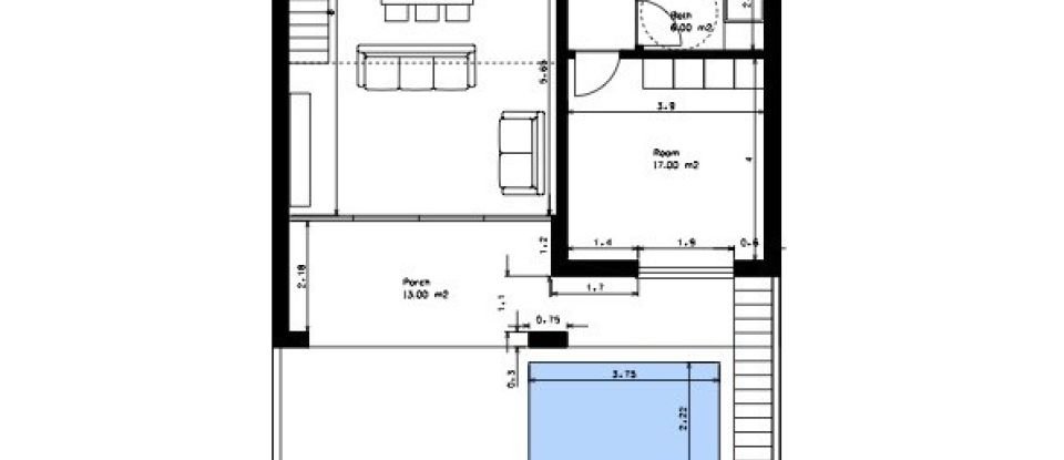 Maison T2 à Bensafrim e Barão de São João de 105 m²