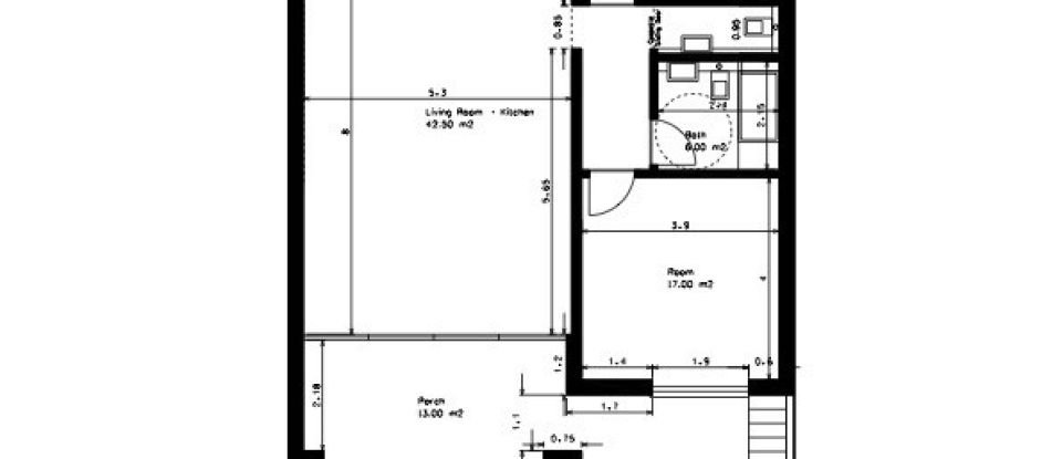 Moradia T2 em Bensafrim e Barão de São João de 105 m²