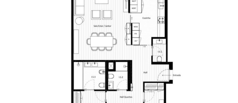 Apartment T3 in Matosinhos e Leça da Palmeira of 158 m²