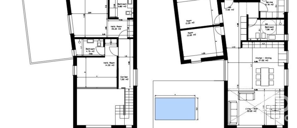 Casa T4 em Bensafrim e Barão de São João de 185 m²
