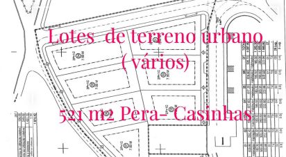 Terrain à Alcantarilha e Pêra de 521 m²
