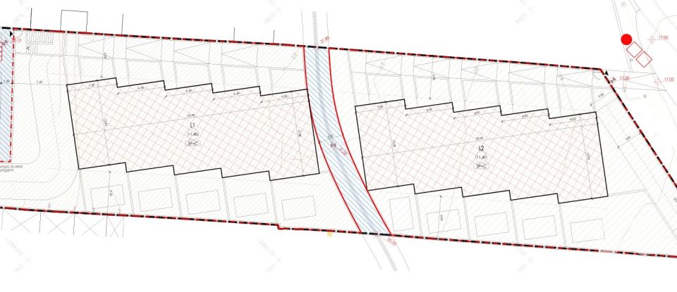 Land in Quarteira of 2,525 m²