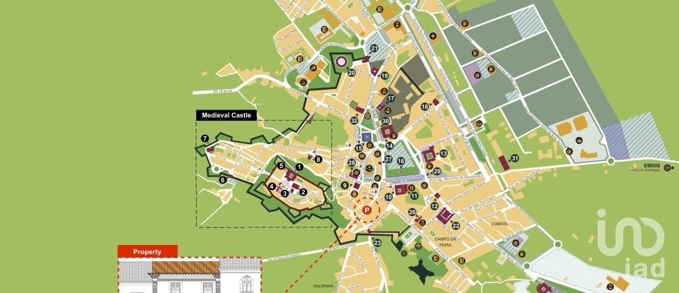 Appartement T2 à Estremoz (Santa Maria e Santo André) de 106 m²