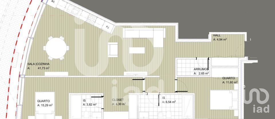 Appartement T2 à Viana do Castelo (Santa Maria Maior e Monserrate) e Meadela de 115 m²