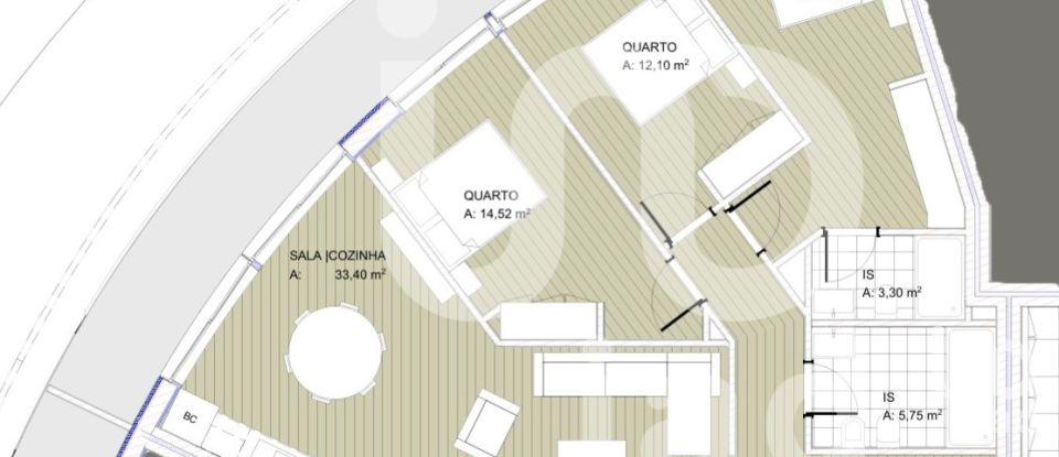 Apartment T3 in Viana do Castelo (Santa Maria Maior e Monserrate) e Meadela of 119 m²