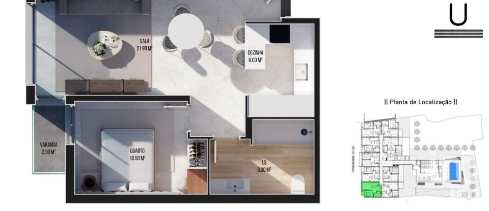 Apartment T1 in Ribeira Brava of 70 m²