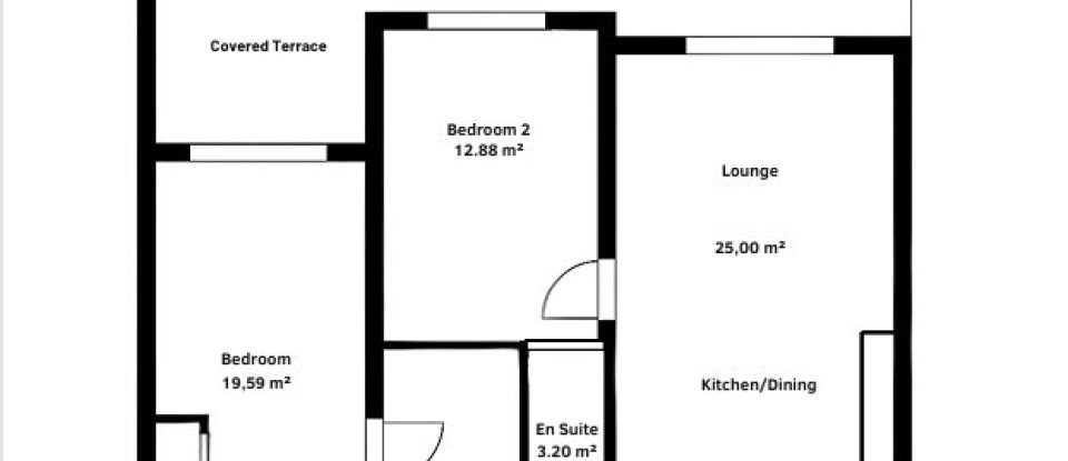 Apartamento T2 em Quarteira de 95 m²
