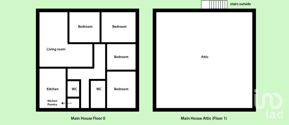 Moradia T4 em Madalena e Beselga de 170 m²