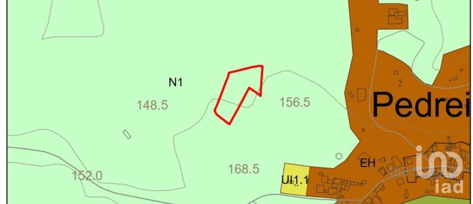 Terreno em Além da Ribeira e Pedreira de 4 480 m²