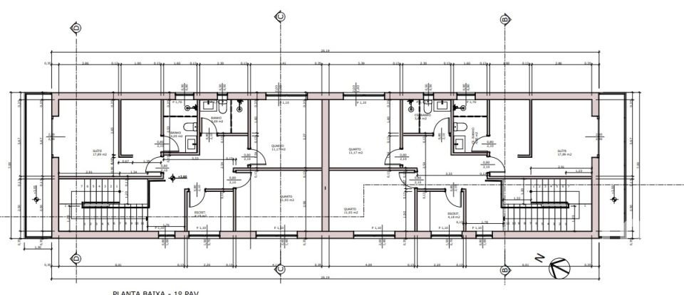 Terreno em Escapães de 684 m²